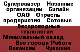 Супервайзер › Название организации ­ Билайн, ОАО › Отрасль предприятия ­ Сотовые, беспроводные технологии › Минимальный оклад ­ 13 000 - Все города Работа » Вакансии   . Чувашия респ.,Алатырь г.